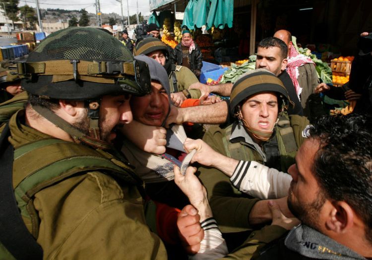 Riots in the streets of Hebron - 27