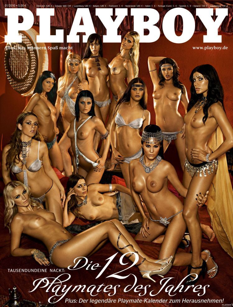 German Playboy calendar for 2010 - 01