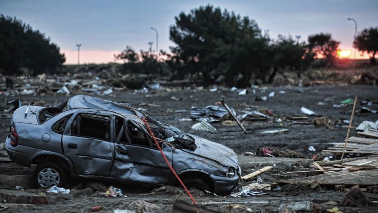 Consequences of the earthquake in Chile. Three days later - 02