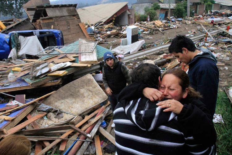 Consequences of the earthquake in Chile. Three days later - 10
