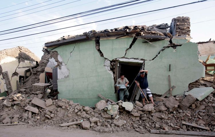 Consequences of the earthquake in Chile. Three days later - 13