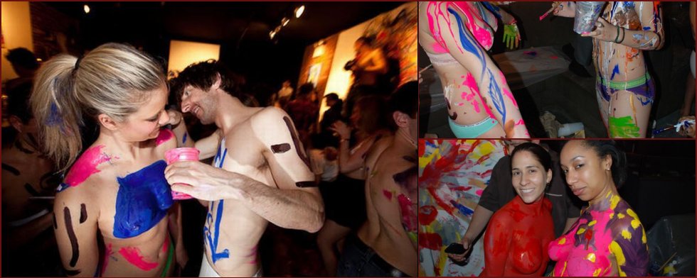 Body art party in one New York club - 4