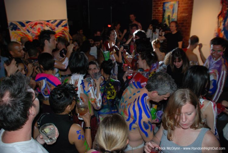 Body art party in one New York club - 14
