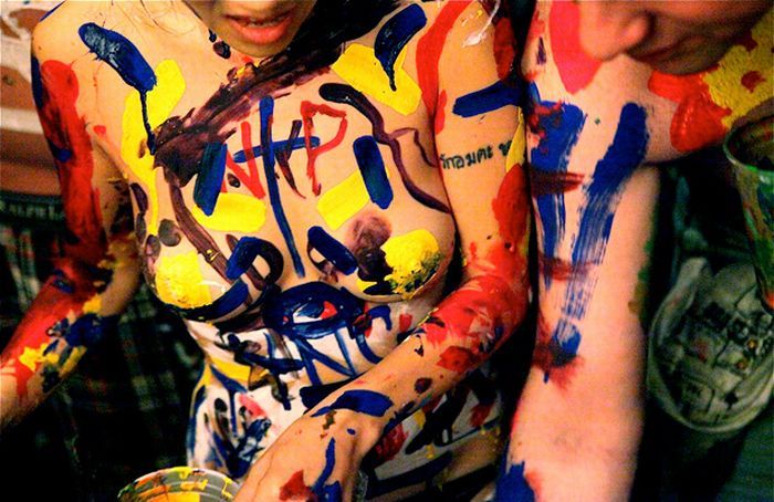 Body art party in one New York club - 20