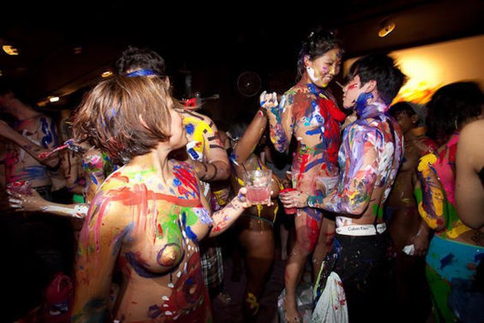Body art party in one New York club - 23