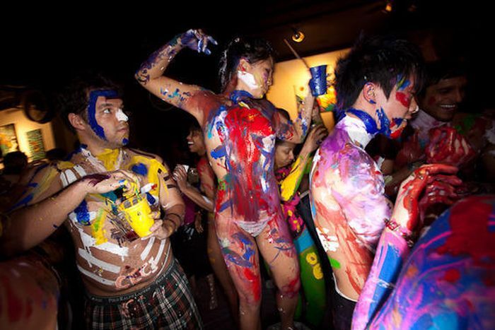 Body art party in one New York club - 26