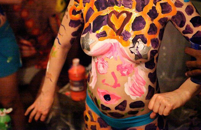 Body art party in one New York club - 33