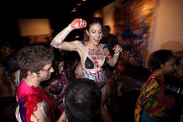 Body art party in one New York club - 37