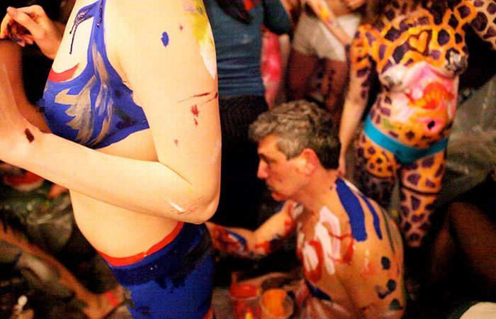 Body art party in one New York club - 40