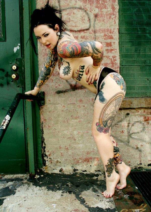 Compilation of hot girls with tattoos - 26
