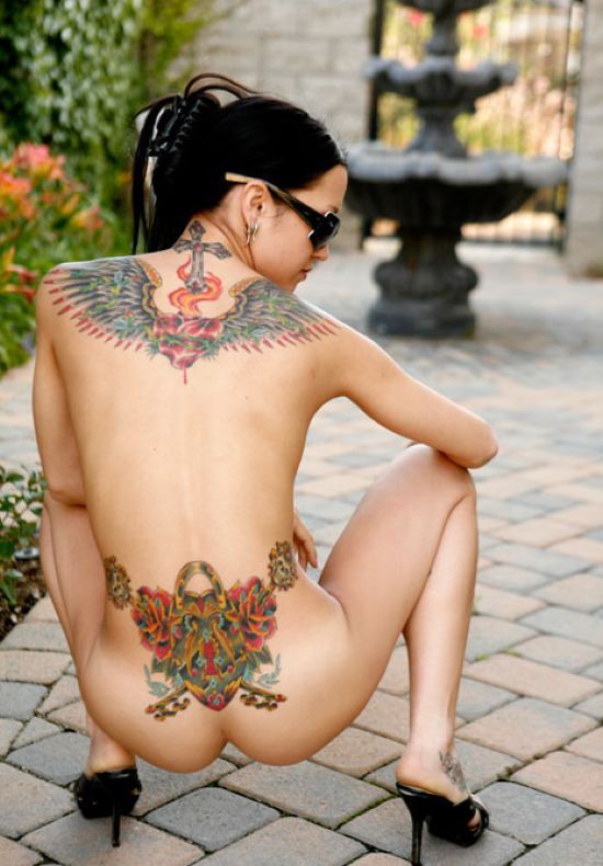 Compilation of hot girls with tattoos - 28