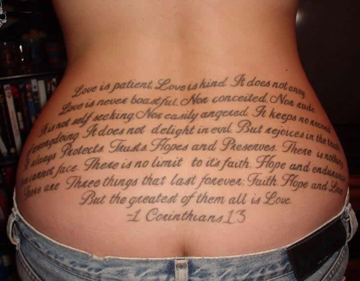 Most shameful “low back tattoos” - 08