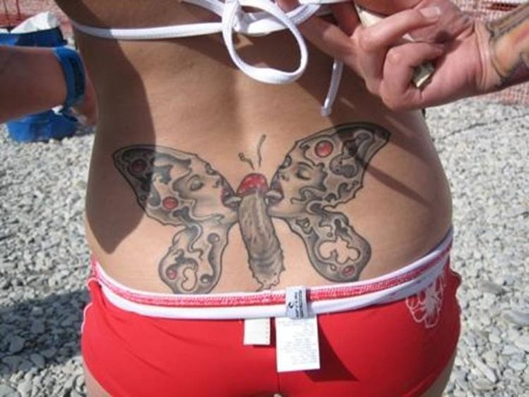 Most shameful “low back tattoos” - 11