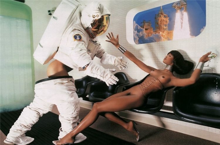 Celebrities in the works of great photographer David Lachapelle - 36