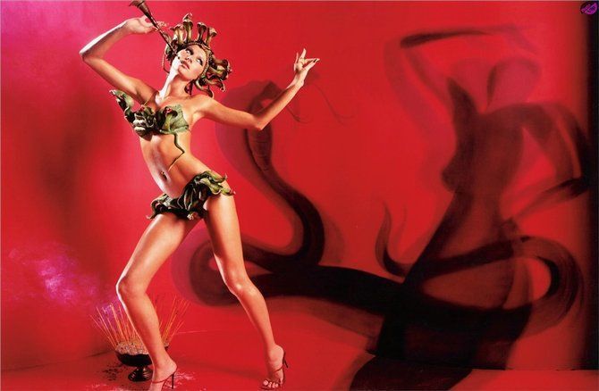 Celebrities in the works of great photographer David Lachapelle - 46