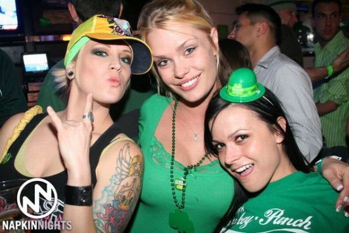 Compilation of sexy girls who celebrate St. Patrick's Day - 05