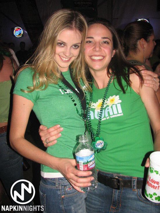 Compilation of sexy girls who celebrate St. Patrick's Day - 08