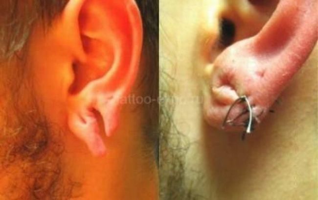 What causes bad piercing. Not for sensitive souls! - 44