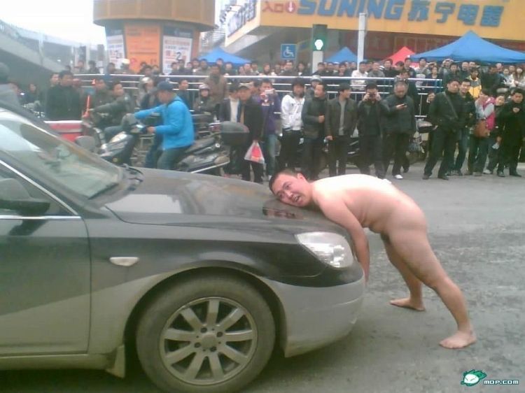 Very unusual naked protest - 09