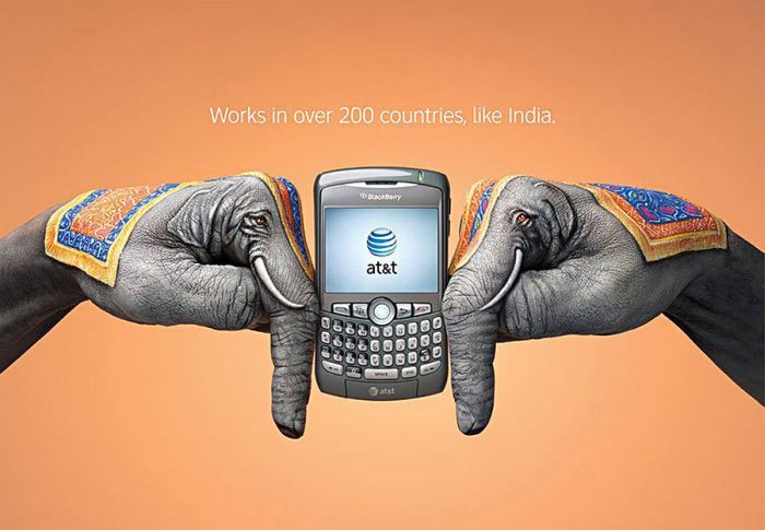 Creative advertising with painted hands - 19