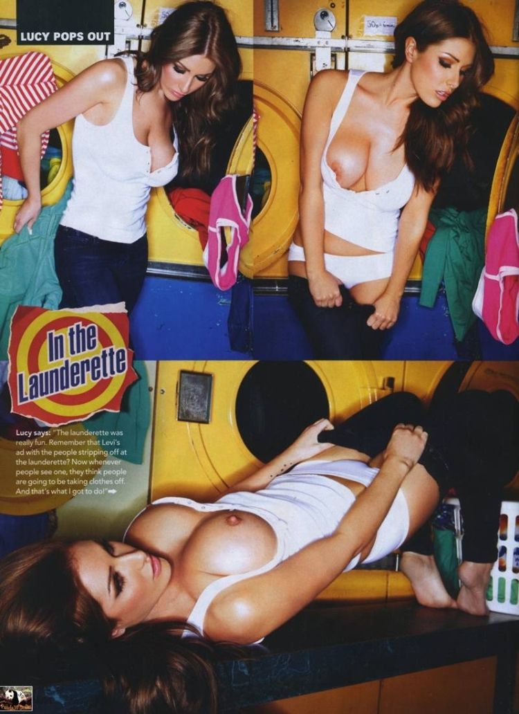 Lucy Pinder exposes herself in public places for the Nuts magazine - 03