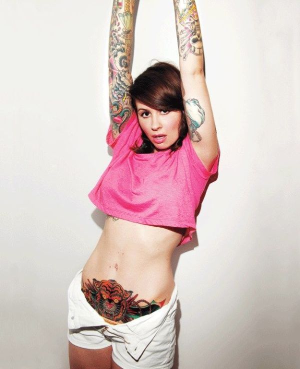 A selection of gorgeous girls with tattoos - 38