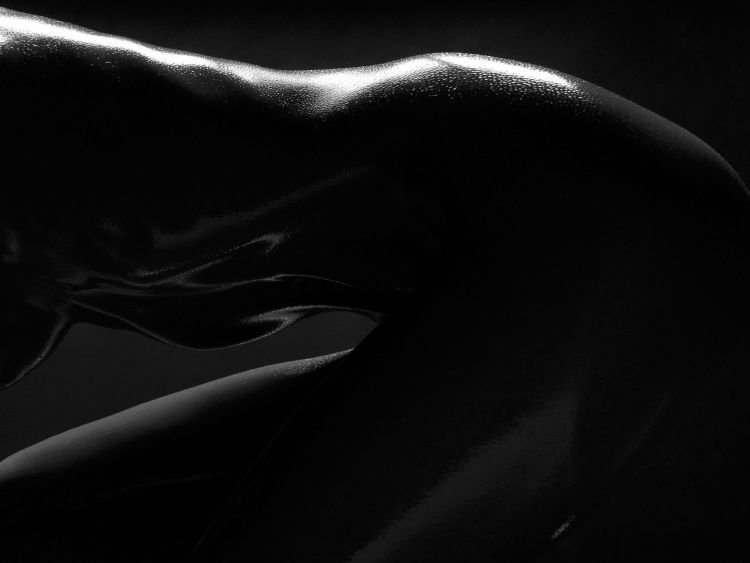 Black and white photos of a naked body by Waclaw Wantuch - 29