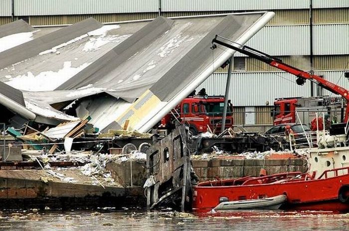 Accidents in Norway - the train got off the rails - 04