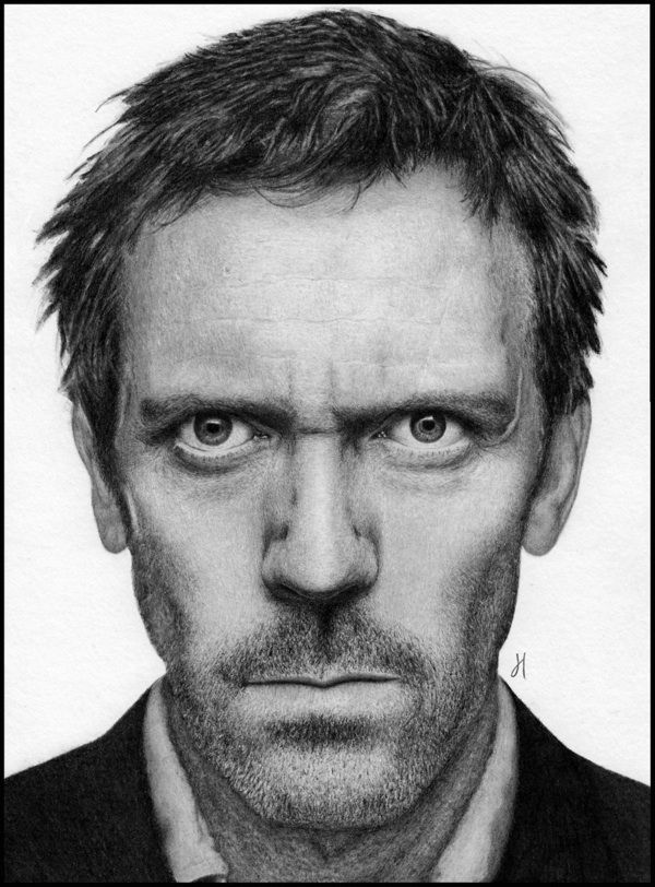 Realistic portraits of celebrities drawn in pencil - 08
