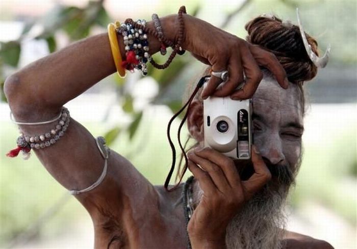 Holy men of India, very colorful characters - 03