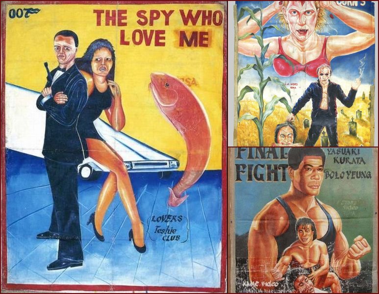 Movie posters from the local Ghana artists - 5