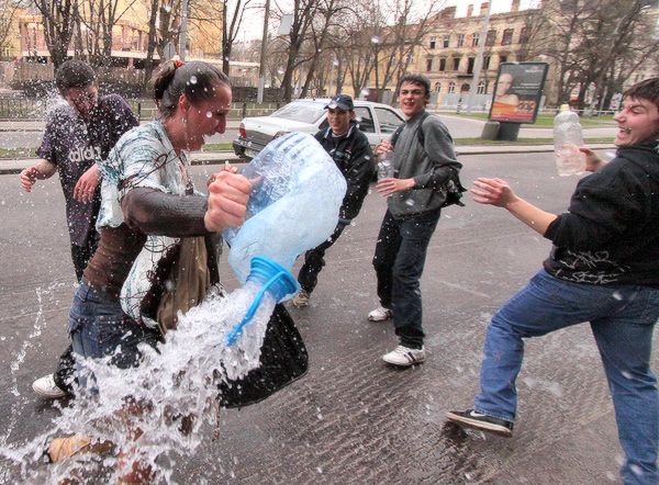 Unusual Ukrainian tradition - Wet Monday - 11