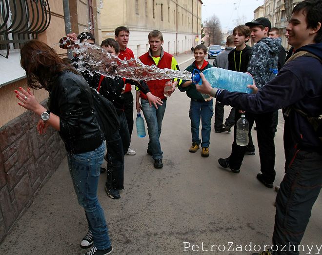 Unusual Ukrainian tradition - Wet Monday - 12