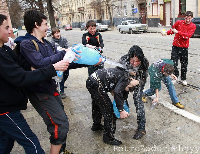 Unusual Ukrainian tradition - Wet Monday - 13