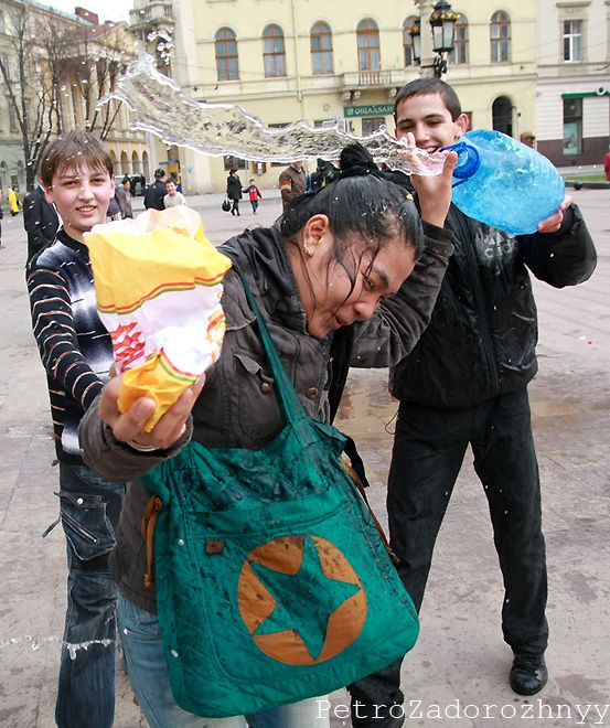 Unusual Ukrainian tradition - Wet Monday - 15