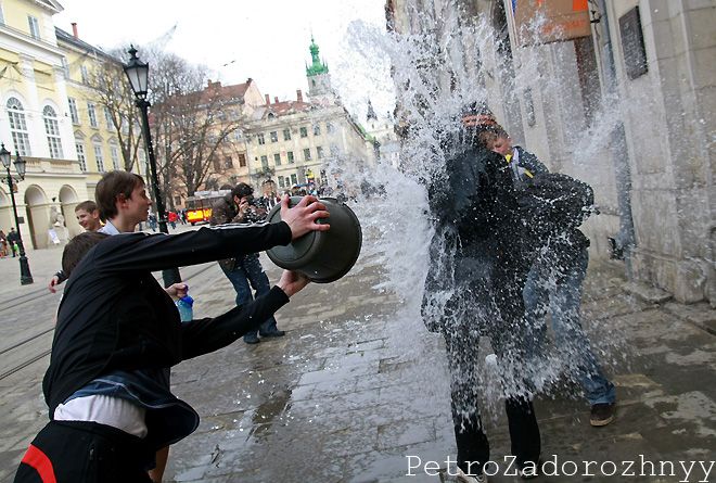 Unusual Ukrainian tradition - Wet Monday - 19