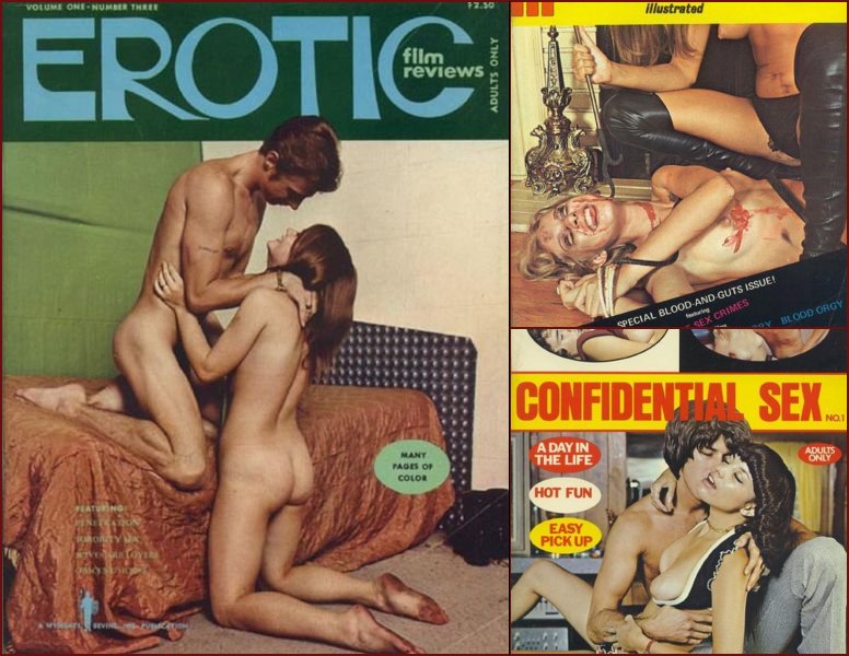 Covers of erotic magazines. The way they looked before - 18