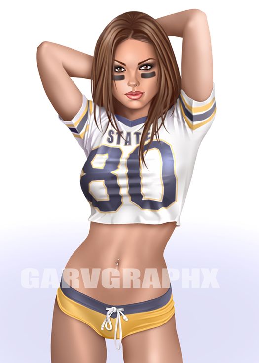 Sexy drawn girls - 31