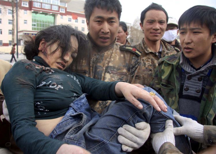 Rescue works after the earthquake in China - 06