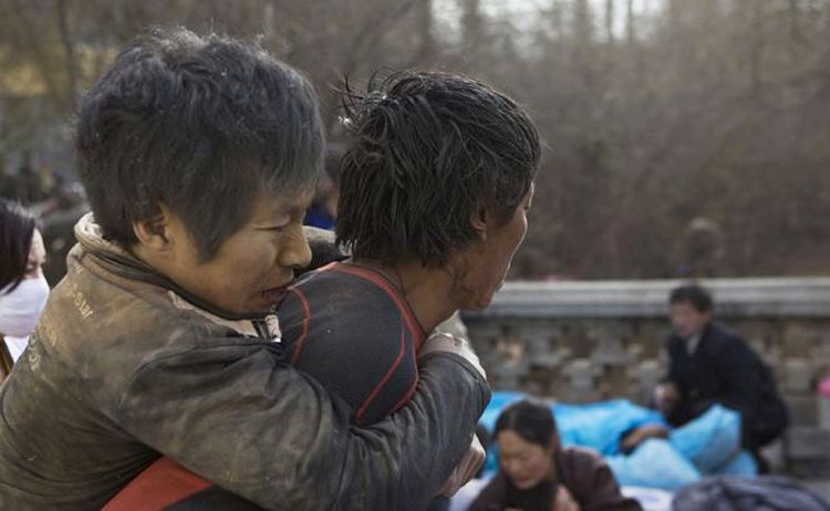 Rescue works after the earthquake in China - 12