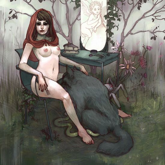 Adult pictures of fairy-tale characters from the artist Chelsea Greene Lewyta - 01