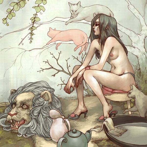 Adult pictures of fairy-tale characters from the artist Chelsea Greene Lewyta - 16