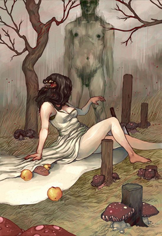 Adult pictures of fairy-tale characters from the artist Chelsea Greene Lewyta - 24