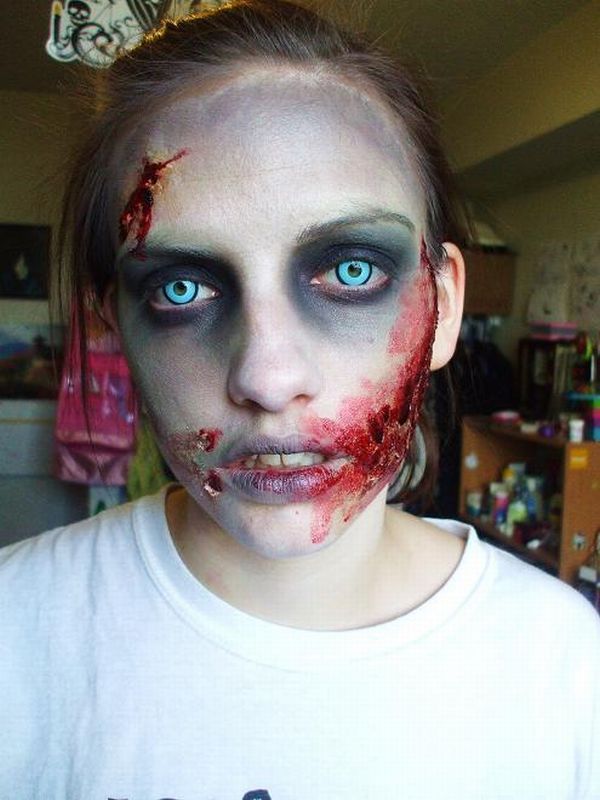 This zombie makeup seems so real that it’s kinda spooky - 03