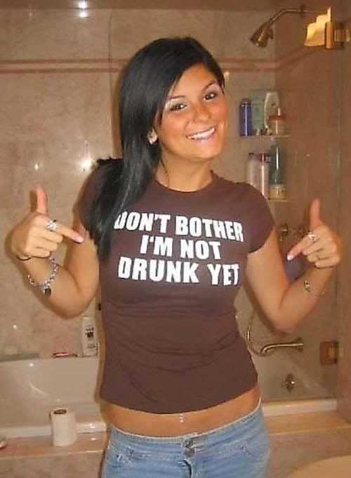 Girls in funny t-shirts - 14