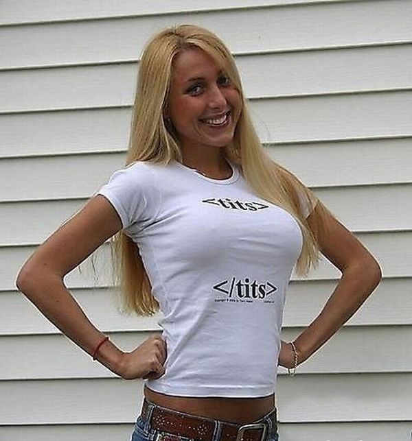 Girls in funny t-shirts - 24