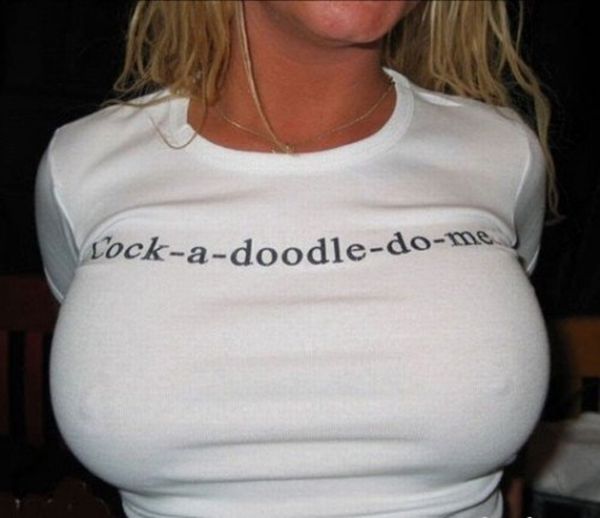 Girls in funny t-shirts - 38