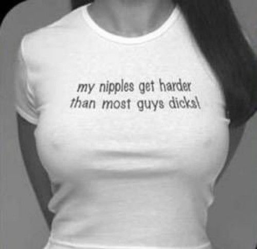 Girls in funny t-shirts - 40