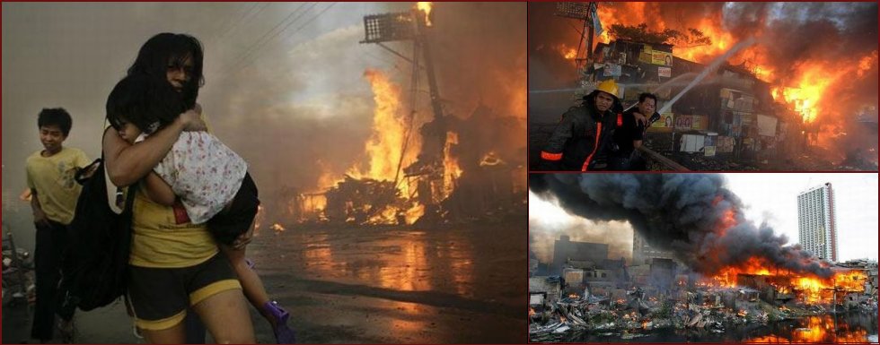 A terrible fire engulfed the slums in the Philippines - 8