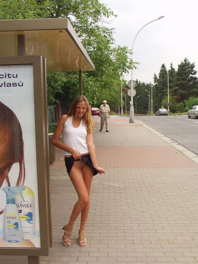 Another lover to show her assets in the streets - 14